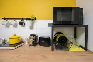 Хостелы Хостел 128 Минск Семейный номер с террасой-36